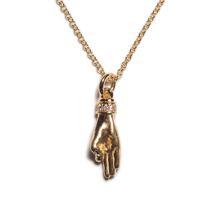 THE GYAN MUDRA XS 750 YELLOW GOLD AURORA CUFF NECKLACE VS DIAMONDS (Copy)