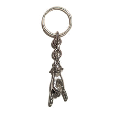 THE HORN L TEMPLE 925 SILVER PENDANT BRAGE LINK KEYCHAIN