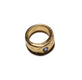THE TRISTAN & ISOLDE 1 NB 750 YELLOW GOLD BLUE SAPPHIRE RING
