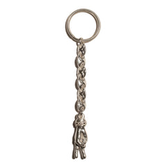 THE PEACE SIGN L TRISTAN & ISOLDE 925 SILVER PENDANT VS DIAMONDS TRISTAN & ISOLDE XL LINK KEYCHAIN