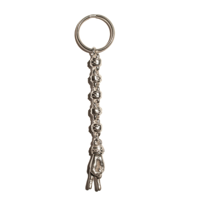 THE PEACE SIGN L TRISTAN & ISOLDE 925 SILVER PENDANT VS DIAMONDS TRISTAN & ISOLDE 2DBLXL LINK KEYCHAIN