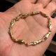THE HAND TO HAND BRACELET 750 YELLOW GOLD AURORA S/M CLASP VS DIAMONDS