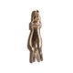 THE PEACE SIGN L SOLID 750 YELLOW GOLD AURORA CUFF PENDANT VS DIAMONDS