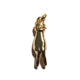 THE PEACE SIGN L SOLID 750 YELLOW GOLD TRISTAN & ISOLDE CUFF PENDANT VS DIAMONDS