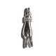 THE PEACE SIGN L SOLID 750 YELLOW GOLD AURORA CUFF PENDANT VS DIAMONDS