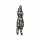 THE PEACE SIGN L SOLID 750 YELLOW GOLD HEMERA CUFF PENDANT VS DIAMONDS