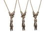 THE PEACE SIGN S 750 YELLOW GOLD HEMERA CUFF NECKLACE VS DIAMONDS