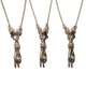 THE PEACE SIGN S 750 YELLOW GOLD AURORA CUFF NECKLACE VS DIAMONDS