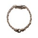 THE PEACE SIGN S TRISTAN S LINK BRACELET 925 SILVER S/M TRISTAN & ISOLDE CLASP VS DIAMONDS