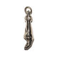 THE CROSSED FINGERS L SOLID 750 YELLOW GOLD TRISTAN & ISOLDE CUFF PENDANT VS DIAMONDS