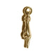 THE SERVANT L SOLID 750 YELLOW GOLD TRISTAN & ISOLDE CUFF PENDANT VS DIAMONDS