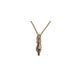 THE SERVANT XS 750 YELLOW GOLD AURORA CUFF NECKLACE VS DIAMONDS