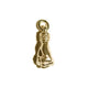 THE FIST S SOLID 750 YELLOW GOLD TRISTAN & ISOLDE CUFF PENDANT VS DIAMONDS