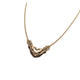 MY HEART XS 750 YELLOW GOLD AURORA NECKLACE VS DIAMONDS