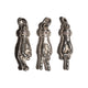THE SERVANT L SOLID 750 YELLOW GOLD TRISTAN & ISOLDE CUFF PENDANT VS DIAMONDS