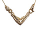 MY HEART S 750 YELLOW GOLD HEMERA NECKLACE VS DIAMONDS