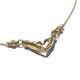 MY HEART S 750 YELLOW GOLD TRISTAN & ISOLDE NECKLACE VS DIAMONDS