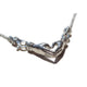 MY HEART S 750 YELLOW GOLD TRISTAN & ISOLDE NECKLACE VS DIAMONDS