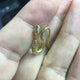 THE NAGUS 750 YELLOW GOLD EARRING VS DIAMONDS