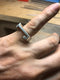 THE LETTER J RING 750 YELLOW GOLD