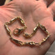 THE HAND TO HAND BRACELET 750 YELLOW GOLD AURORA S/M CLASP VS DIAMONDS