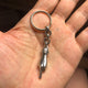 THE SERVANT L TRISTAN & ISOLDE 925 SILVER PENDANT VS DIAMONDS BRAGE LINK KEYCHAIN