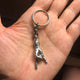 THE HORN L TRISTAN & ISOLDE L 925 SILVER PENDANT VS DIAMONDS BRAGE LINK KEYCHAIN