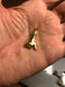 THE SHAKA XS 750 YELLOW GOLD AURORA CUFF PENDANT VS DIAMONDS