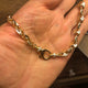 THE TRISTAN & ISOLDE XL LINK CHAIN 750 YELLOW GOLD L AURORA CLASP VS DIAMONDS