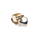 THE LETTER A RING 750 YELLOW GOLD