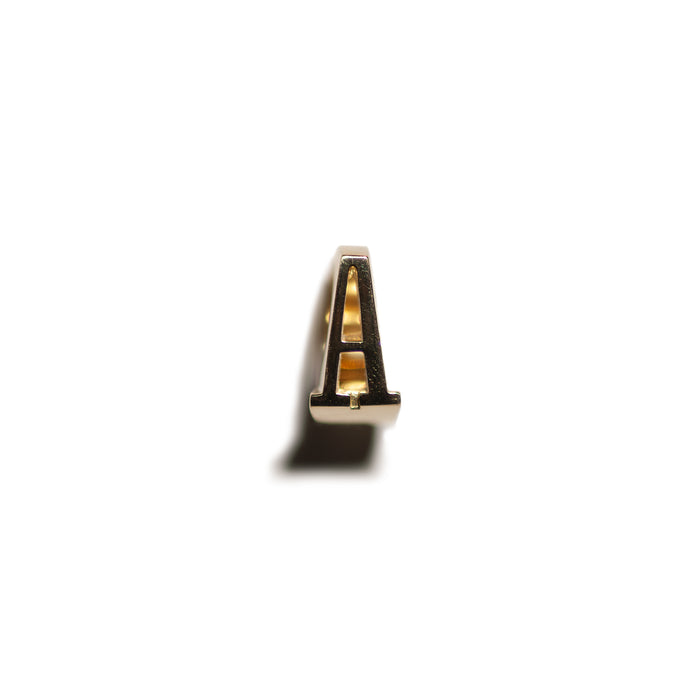 THE LETTER A RING 750 YELLOW GOLD