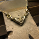 MY HEART S 750 YELLOW GOLD AURORA NECKLACE VS DIAMONDS