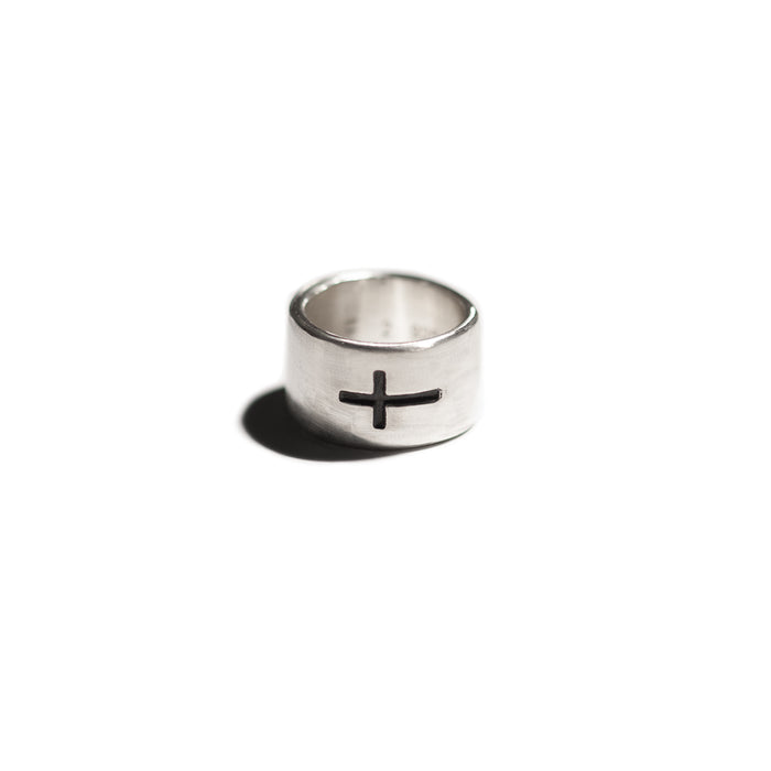 THE ZEN CROSS RING C 925 SILVER