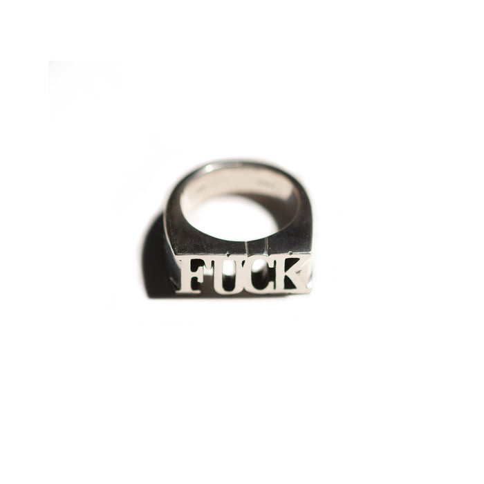 THE FUCK RING 925 SILVER