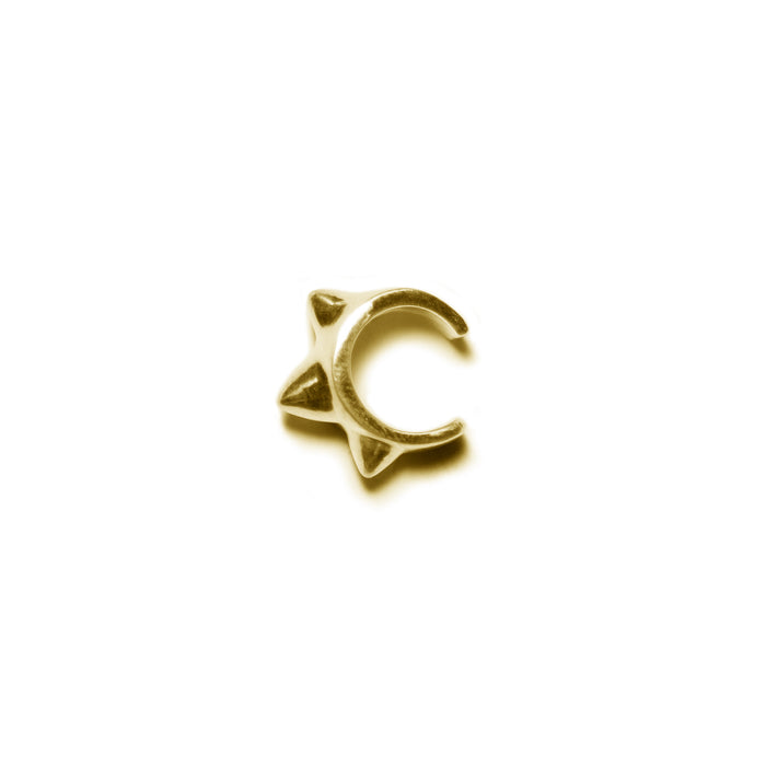 THE TEMPLE CUFF 750 YELLOW GOLD EARRING
