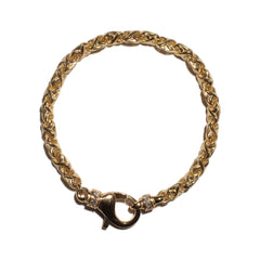 THE TRISTAN & ISOLDE L LINK 750 YELLOW GOLD L AURORA CLASP BRACELET