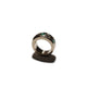 THE TRISTAN & ISOLDE 3 NB 750 YELLOW GOLD RING EMERALDS