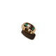 THE TRISTAN & ISOLDE 3 NB 750 YELLOW GOLD RING EMERALDS