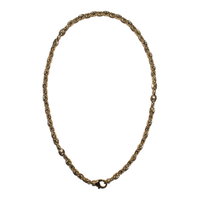 THE TRISTAN & ISOLDE XL LINK CHAIN 750 YELLOW GOLD L TRISTAN & ISOLDE CLASP VS DIAMONDS