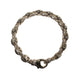 THE TRISTAN & ISOLDE XXLOC LINK 750 YELLOW GOLD L AURORA CLASP BRACELET WITH OVAL CONNECTORS VS DIAMONDS