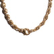 THE TRISTAN & ISOLDE XXLDC LINK 750 YELLOW GOLD AURORA CLASP NECKLACE WITH PAVE' VS DIAMOND CONNECTORS