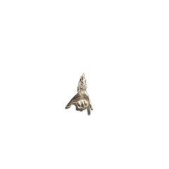THE SHAKA XS 750 YELLOW GOLD AURORA CUFF PENDANT VS DIAMONDS