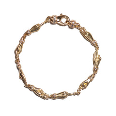 THE HAND TO HAND BRACELET 750 YELLOW GOLD AURORA S/M CLASP VS DIAMONDS
