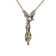 THE SERVANT S 750 YELLOW GOLD AURORA CUFF NECKLACE VS DIAMONDS
