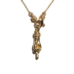 THE SERVANT S 750 YELLOW GOLD TRISTAN & ISOLDE CUFF NECKLACE VS DIAMONDS