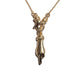 THE SERVANT S 750 YELLOW GOLD TRISTAN & ISOLDE CUFF NECKLACE VS DIAMONDS