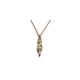 THE SERVANT XS 750 YELLOW GOLD AURORA CUFF NECKLACE VS DIAMONDS
