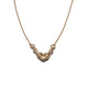 MY HEART XS 750 YELLOW GOLD AURORA NECKLACE VS DIAMONDS