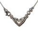 MY HEART S 750 YELLOW GOLD TRISTAN & ISOLDE NECKLACE VS DIAMONDS