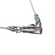 MY HEART S 750 YELLOW GOLD TRISTAN & ISOLDE NECKLACE VS DIAMONDS